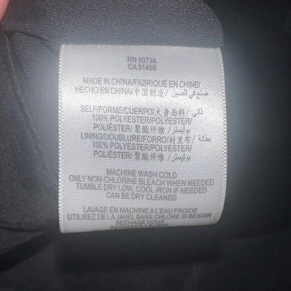 BCBGeneration Black Pleated Maxi Dress Size 4 Formal Gown w/ Pockets, Evening - Picture 12 of 15